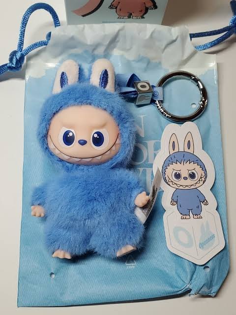 Blue Labubu Doll